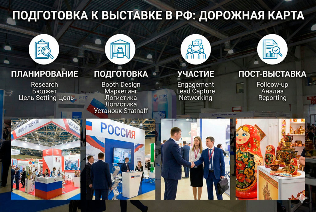 Как подготовить компанию к участвию в выставке в РФ, Организация участия в выставке: рекомендации