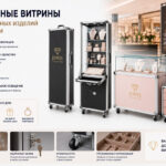 Мобильные витрины для ювелирных изделий и бижутерии